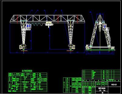 LD电动葫芦单梁桥式起重机图纸