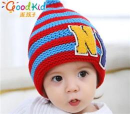 儿童帽子冬季加绒加厚 韩版帽子批发.