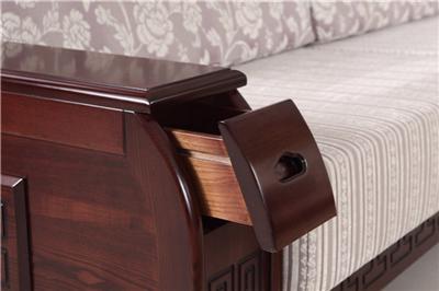 新中式实木沙发实木卯榫结构家具环保低甲醛
