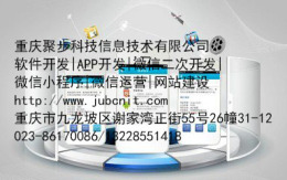 重庆APP开发 手机软件开发 手机APP开发