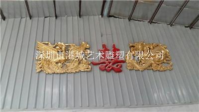 广州新婚喜庆装饰挂件玻璃钢龙凤雕塑
