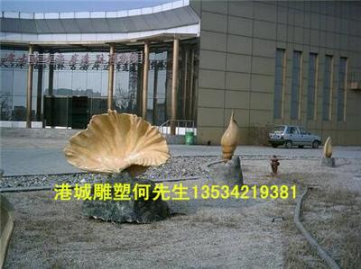 汕尾城市中心玻璃钢海螺雕塑