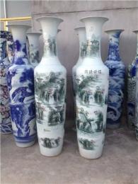 供应景德镇手绘青花大花瓶 1.8米陶瓷大花瓶