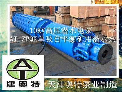 充水式細長型QKSG型 高壓 雙吸礦用潛水泵