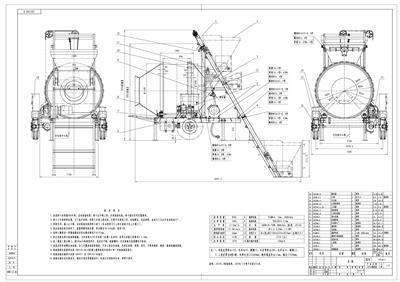 JZC500混凝土攪拌機全套cad圖紙 聯(lián)系方式
