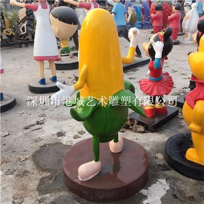 广州生态园景区卡通蔬菜雕塑