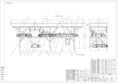 PLD1200配料機全套cad圖紙 聯(lián)系方式