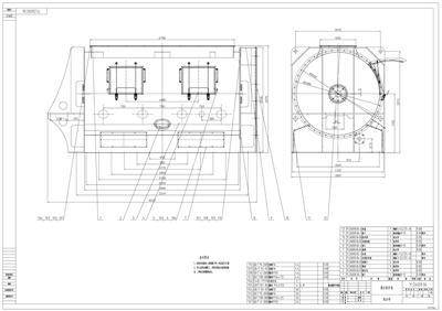 LD-6方犁刀式干混砂漿混合機(jī)全套cad圖紙