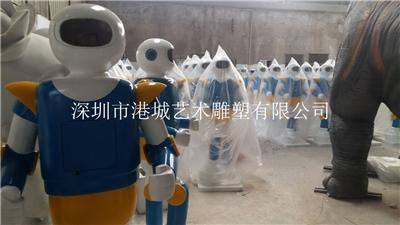 2017年提供北京玻璃钢机器人雕塑