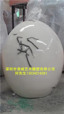 深圳玻璃钢恐龙蛋雕塑