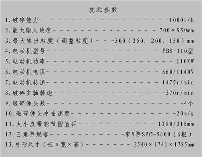 PCF1616单段锤式破碎机图纸