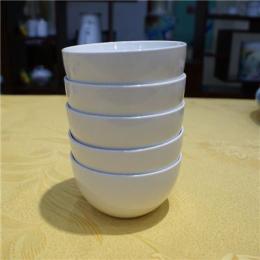 陶瓷米饭碗 白色陶瓷碗 6寸陶瓷米饭碗