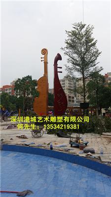 东莞大型玻璃钢琵琶雕塑