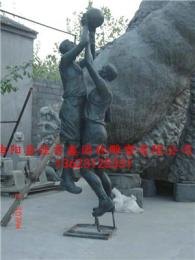 校园体育题材铜雕塑 篮球运动员人物铜像