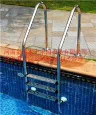 304不锈钢泳池扶手泳池单面爬梯