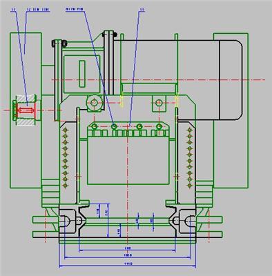 PEX200 750细碎鄂式破碎机图纸