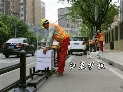 菏泽市道路花箱施工安装图