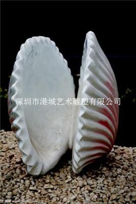 户外景区玻璃钢贝壳雕塑质量保证