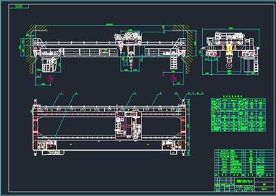 611型1T5M定柱悬臂起重机图纸