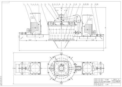 PSS1580高效超细双腔双曲面破碎机图纸