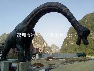 深圳仿真动物玻璃钢恐龙雕塑