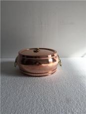 18cm 紫铜加厚分餐电磁铜火锅 个人小火锅