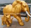 深圳中式风水玻璃钢大象雕塑