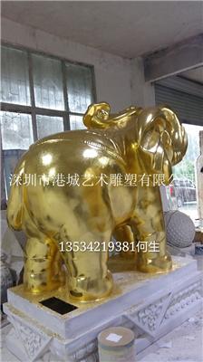 深圳出口东南亚风情玻璃钢大象雕塑