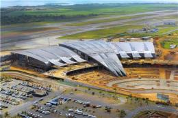 山东钢结构公司承接毛里求斯飞机场钢构工程