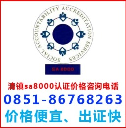贵阳清镇sa8000认证
