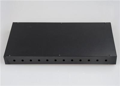 FC终端盒12囗ST光缆熔接盒机架式光纤熔纤盒