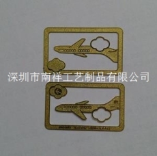 深圳学校金属书签制作纯铜镂空书签专业厂家