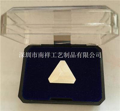 上海纯银纯金纪念币纪念章胸针设计定做厂家