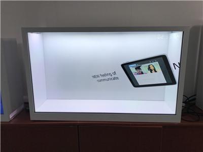 全新透明液晶屏55寸透明橱窗展柜上海现货供