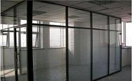 天津津南区玻璃门安装玻璃隔断办公室隔断