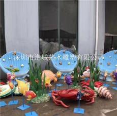 深圳出口玻璃钢贝壳雕塑