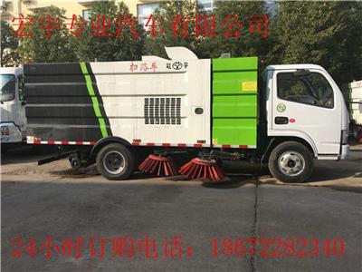 梅州市带抑尘功能东风天锦扫路车价格