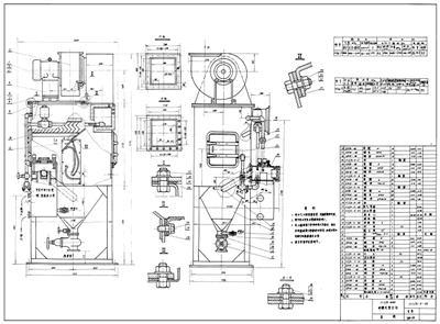 CLT/A3 7.5三筒旋风除尘器图纸