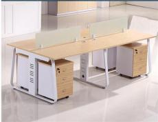 办公卡座 员工桌 隔断桌 钢架办公桌定制
