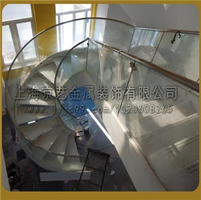 上海京艺金属专业打造360 旋转楼梯提供CAD