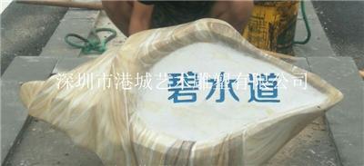 深圳出口台湾玻璃钢海螺雕塑