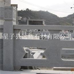 石雕护栏 河道石材栏杆 石材栏杆专业生产厂