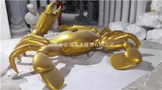 深圳出口香港玻璃钢龙虾雕塑