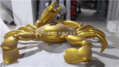 深圳出口香港玻璃钢龙虾雕塑