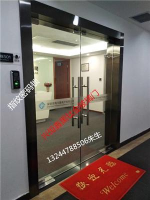 深圳玻璃门办公室玻璃门商场玻璃密码锁玻璃