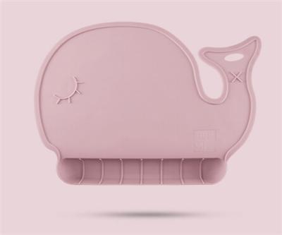 宝宝餐垫可折叠硅胶婴幼儿便携餐垫隔热防滑