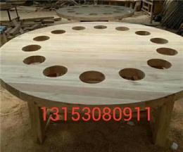 江苏老榆木中式餐桌图片