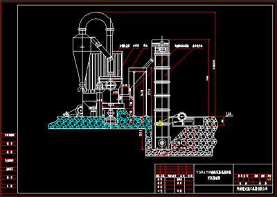 5R4119悬辊式球磨机图纸/雷蒙磨