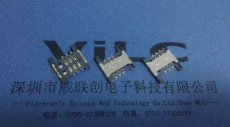 SIM卡座 CARD 6P B TYPE CONN H 1.8-2.2