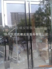 扬州商场店铺钢化玻璃门定做